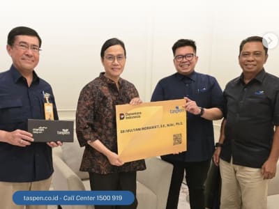 Taspen Salurkan Dana Pensiun Sri Mulyani, Akhiri Karier 14 Tahun di Kemenkeu