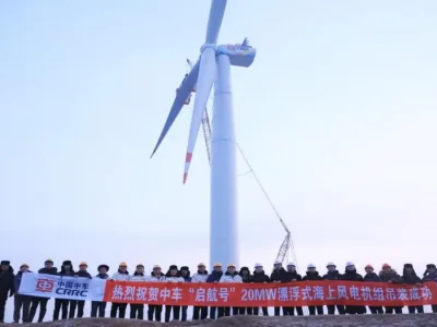 China Bangun Turbin Angin Terapung Terbesar untuk Energi Bersih Masa Depan