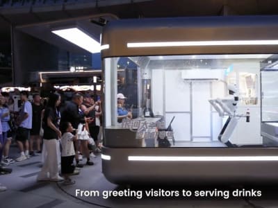 Robot Humanoid Gantikan Kasir Toko Modern, Era Baru Pelayanan Otomatis