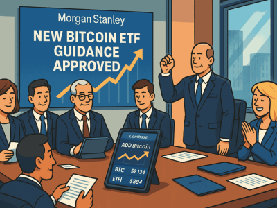 Morgan Stanley Sarankan Alokasi Kecil Bitcoin, Potensi Masukkan Rp 1.32 quadriliun ($80 Miliar)  ke Pasar