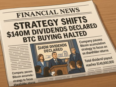 Strategy Hentikan Sementara Beli Bitcoin Tapi Tetap Bayar Dividen Besar