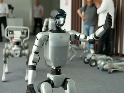 Sistem Wearable HumanoidExo dari China Mempercepat Robot Pintar Belajar Berjalan