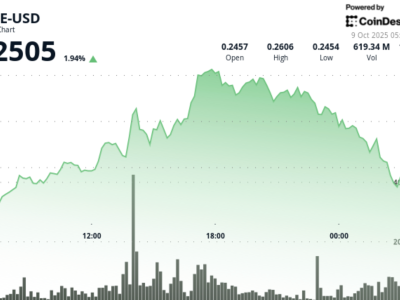 Dogecoin Tertekan di Level Rp 427.57 ribu ($0,26) Tapi Whale Masih Tetap Akumulasi Besar