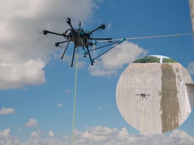 Drone Sherpa dari Lucid Bots Ubah Cara Cat Bangunan Jadi Lebih Cepat dan Aman