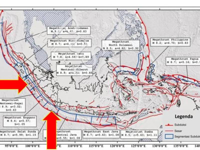 Penemuan Jejak Tsunami Purba di Jawa Selatan Tingkatkan Mitigasi Bencana