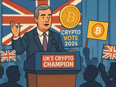 Nigel Farage Usulkan Cadangan Bitcoin £5 Miliar dan Pajak Kripto 10% di Inggris
