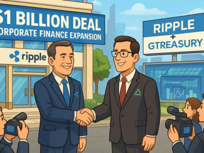 Ripple Akuisisi GTreasury Rp 1 Triliun untuk Percepat Keuangan Perusahaan