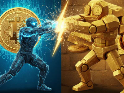 Bitcoin vs Emas: Bisakah Mata Uang Digital Menyalip Dominasi Emas?