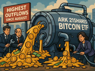 Penarikan Dana Besar dari ARKB Jadi Isyarat Turunnya Kepercayaan Institusi di Bitcoin