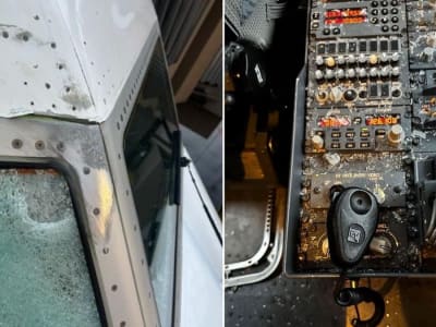Insiden Langka: Kaca Depan Kokpit Pesawat United Airlines Retak Saat Terbang