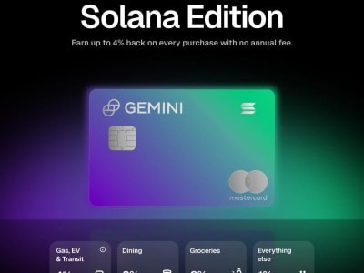 Gemini Luncurkan Kartu Kredit Solana dengan Rewards dan Staking Otomatis