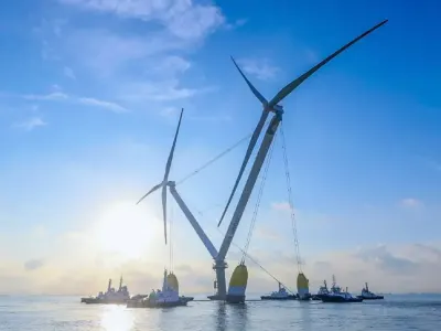 China Kembangkan Turbin Angin Terapung Terbesar Dunia dengan Kapasitas 50 MW