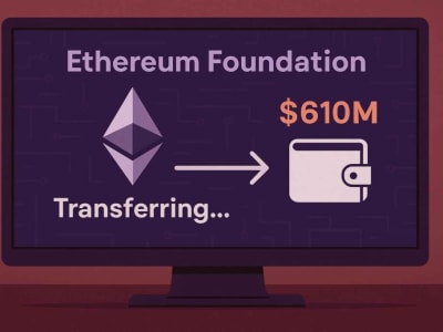 Ethereum Foundation Pindahkan 610 Juta Dolar ETH ke Dompet Baru untuk Strategi DeFi