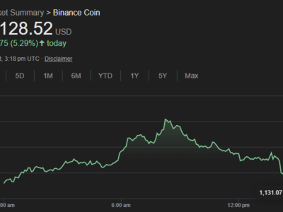 BNB Melonjak Setelah Pemberian Grasi Presiden untuk Pendiri Binance