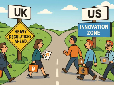 Regulasi Ketat Bikin Inggris Kalah Saing dari AS di Dunia Kripto