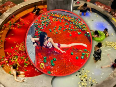 Resort Harbin Tawarkan Mandi Dua Warna ala Kuah Hotpot Tradisional