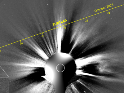 Komet Antar Bintang 3I/ATLAS Terang Terus Saat Mendekati Matahari