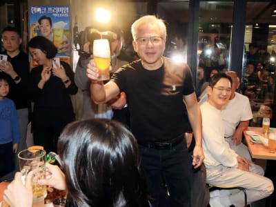 CEO Nvidia Bertemu Bos Samsung dan Hyundai, Momen Bersejarah di Seoul