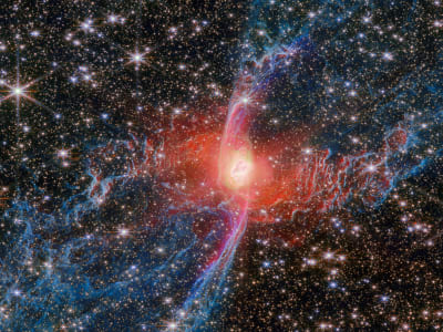 JWST Ungkap Detail Menakjubkan Nebula Laba-laba Merah dan Masa Depan Matahari