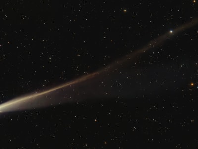 Komet C/2025 K1 Bertahan dari Matahari dan Menjadi Pita Emas Langka