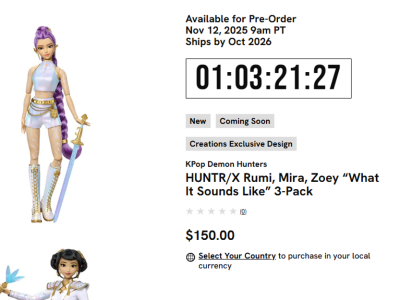 Pre-Order Boneka KPop Demon Hunter Mulai Besok, Tapi Kirimnya Tahun 2026