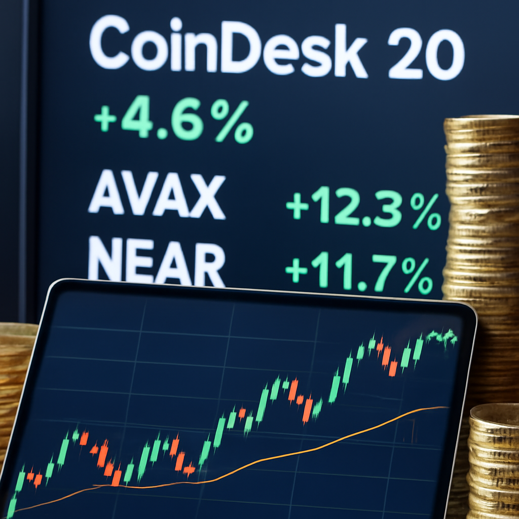 Pergerakan Positif Indeks CoinDesk 20, AVAX dan NEAR Memimpin Kenaikan - image 2