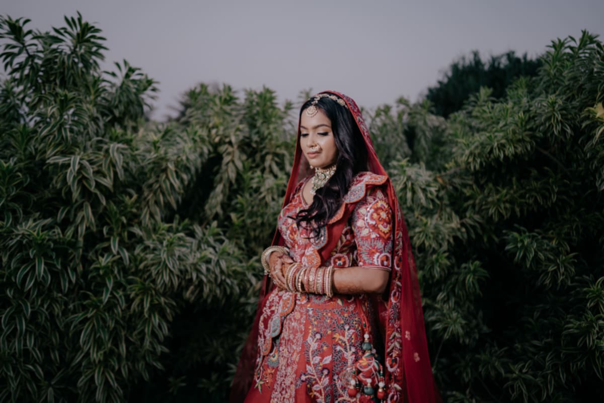 cinematic wedding reception frame in Goa, India by FineShot Weddings