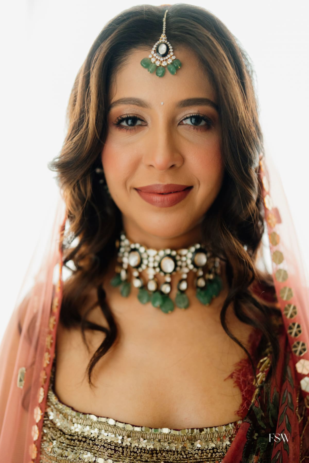 cinematic wedding reception frame in ITC grand maratha , Mumbai  by FineShot Weddings