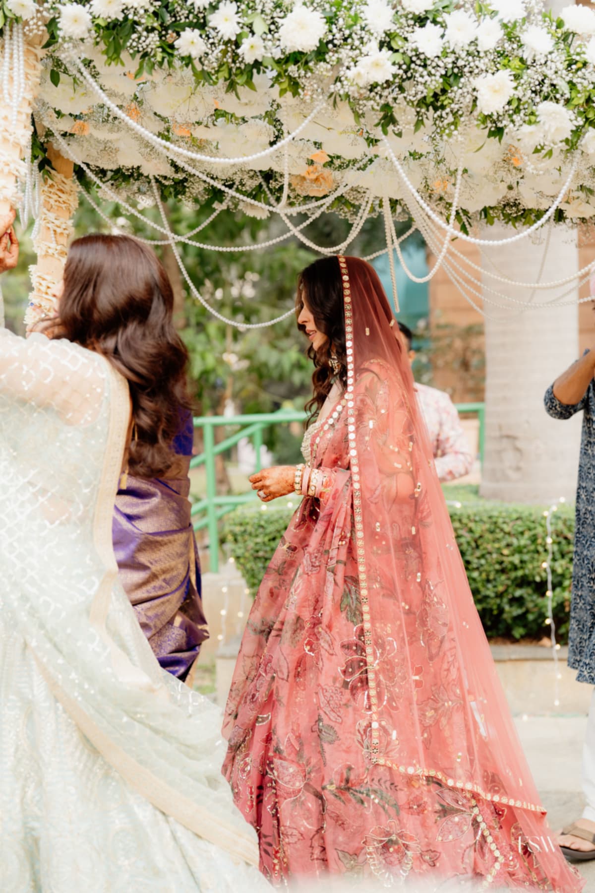 cinematic wedding reception frame in ITC grand maratha , Mumbai  by FineShot Weddings