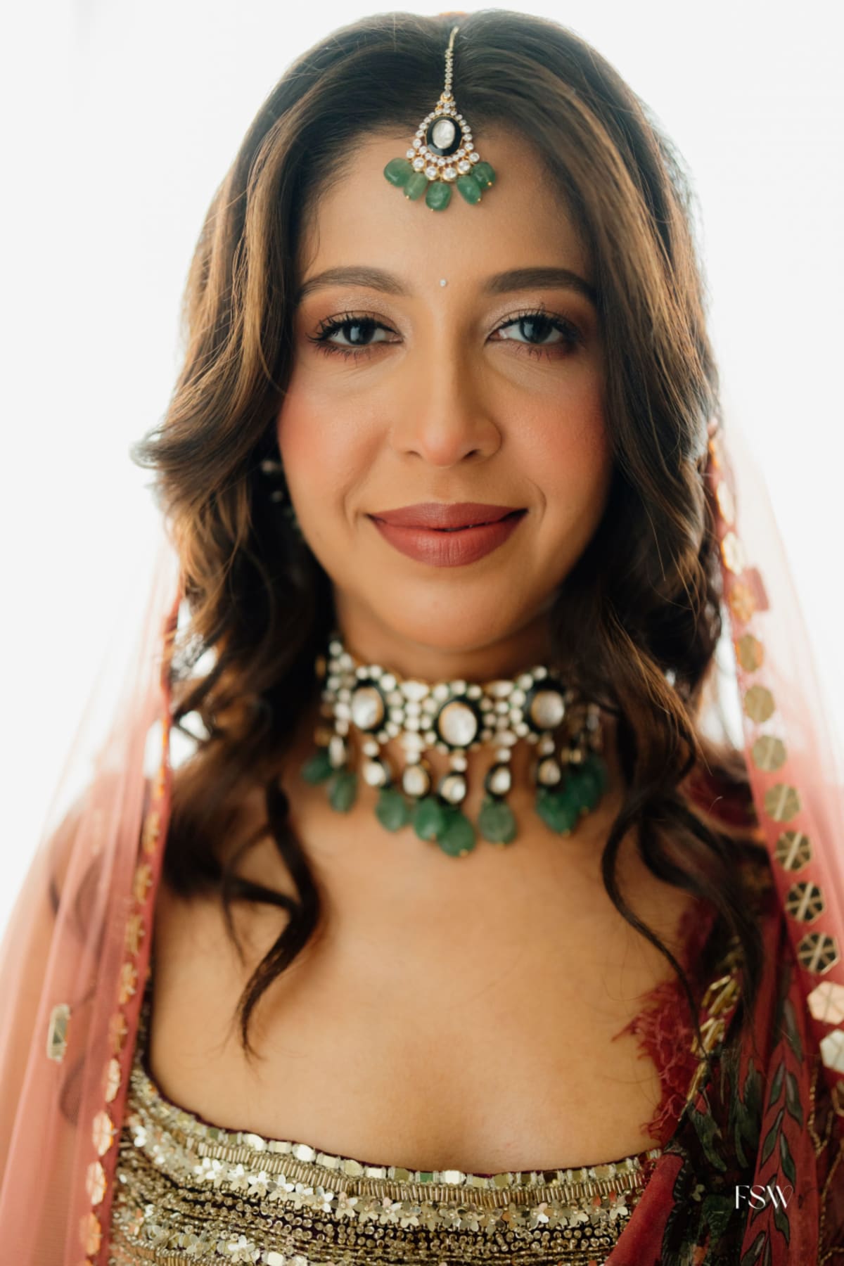cinematic wedding reception frame in ITC grand maratha , Mumbai  by FineShot Weddings