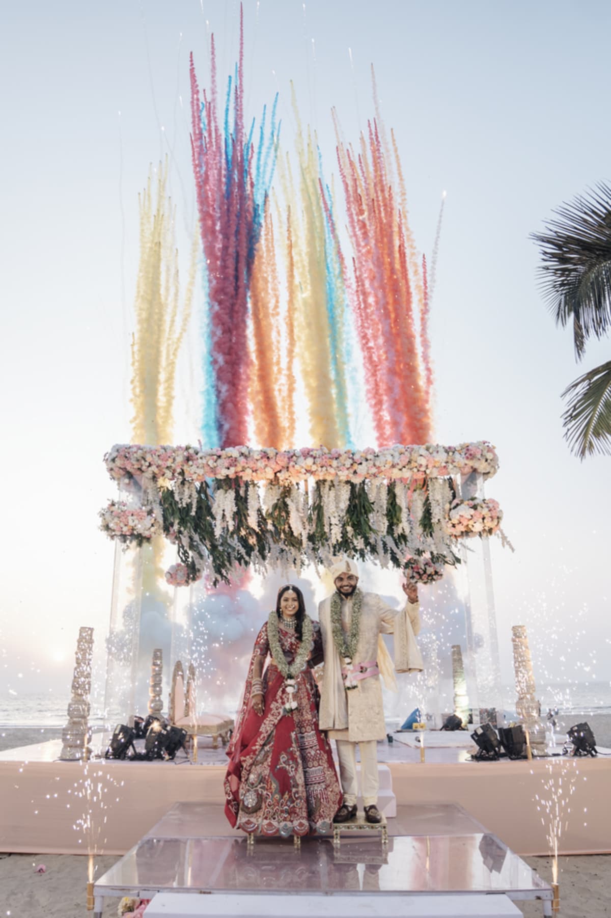 Destination wedding portrait India