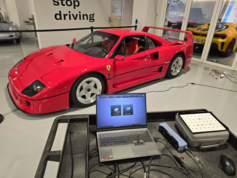 3D Scanning Ferrari F40