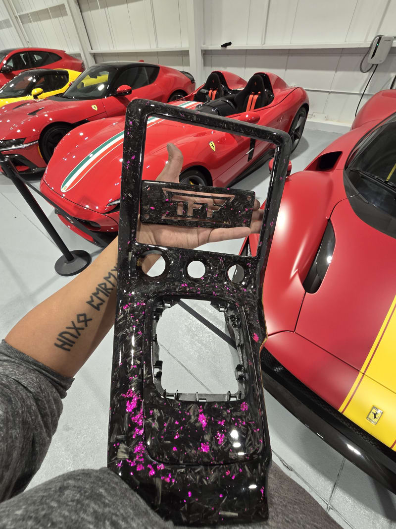 Forged Carbon Custom Badge