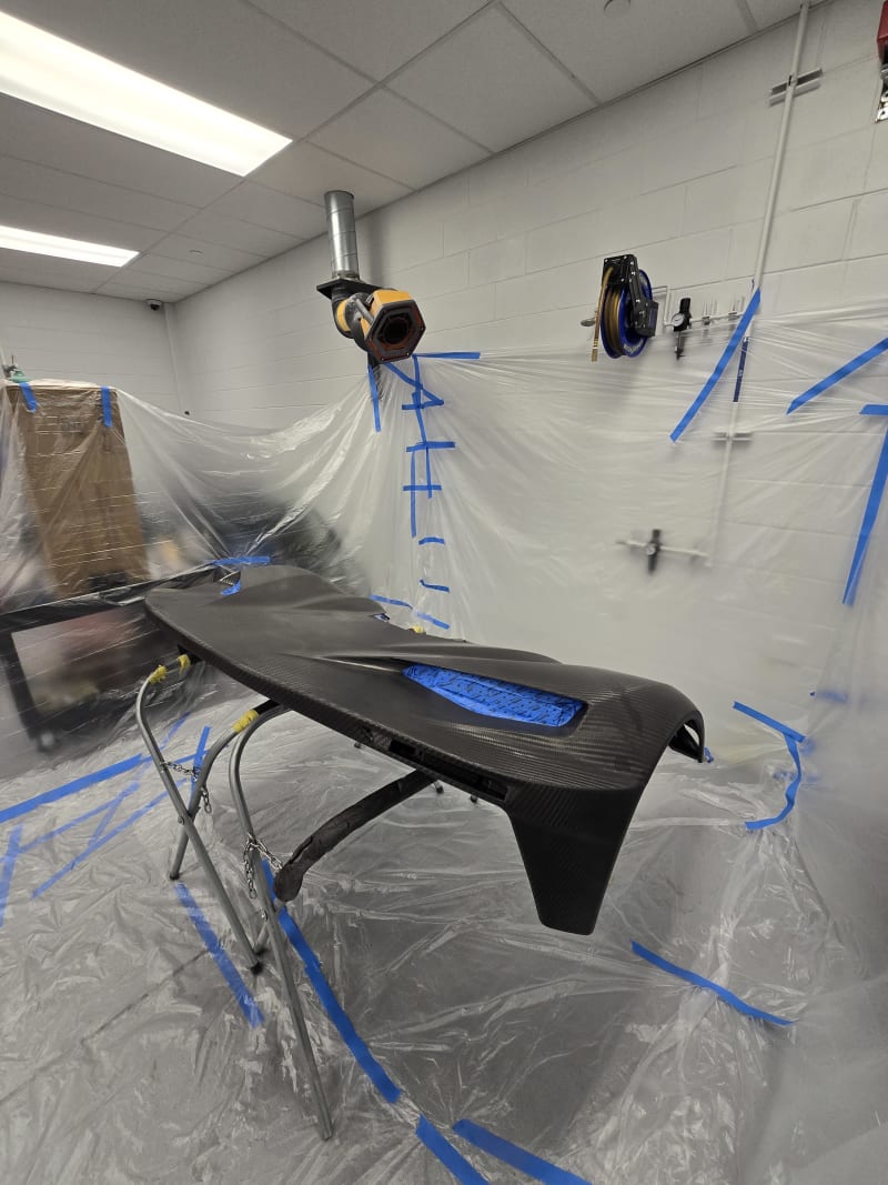 Carbon Hood Spray Booth