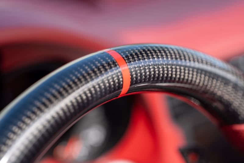 Carbon Rim Red Stripe