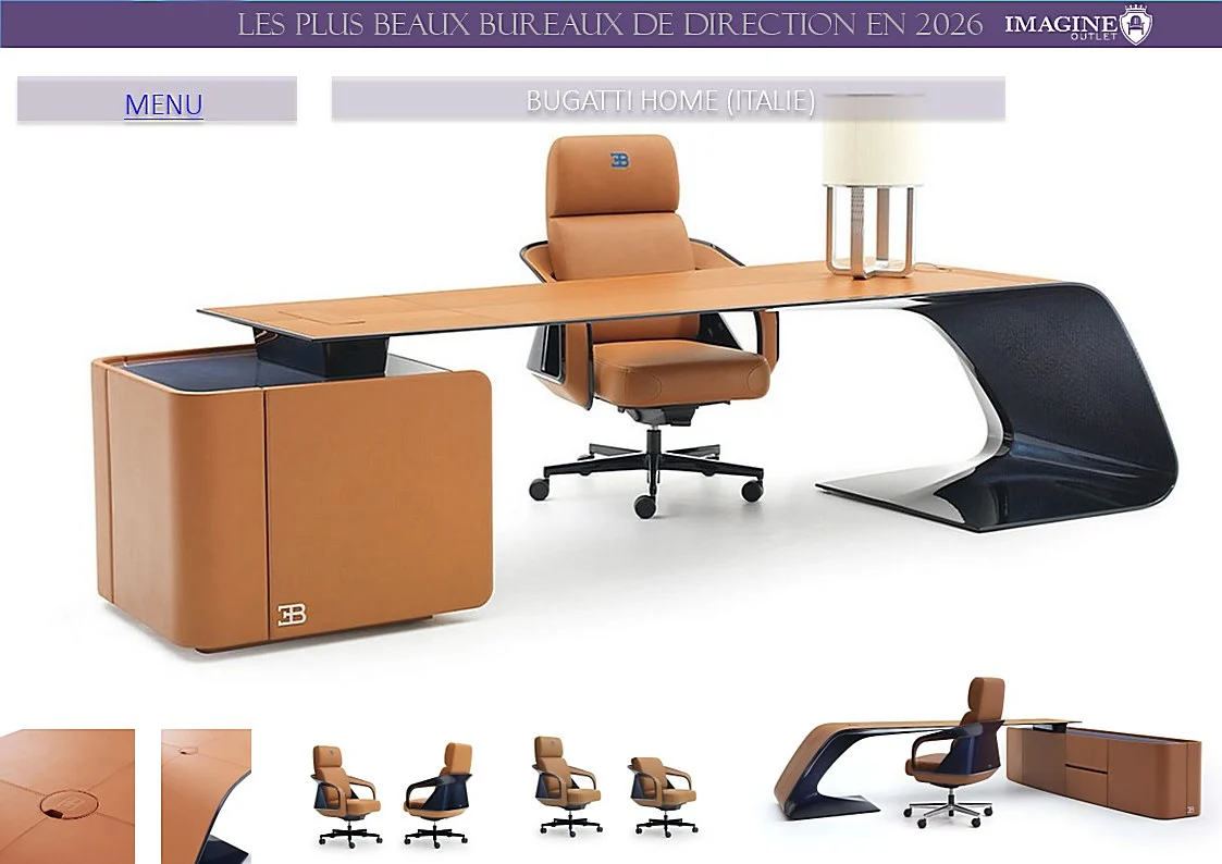 BUREAU DE DIRECTION BUGATTI HOME (ITALIE)