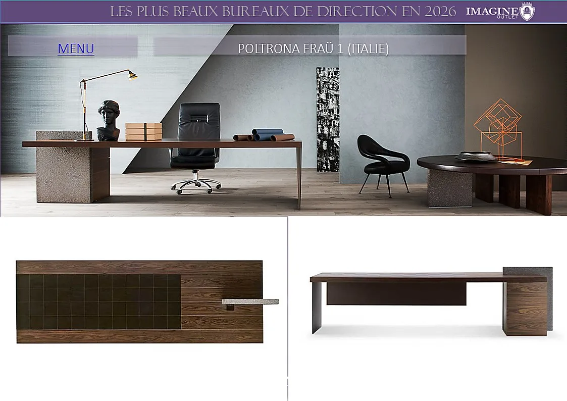 BUREAU DE DIRECTION POLTRONA FRAÜ 1 (ITALIE)