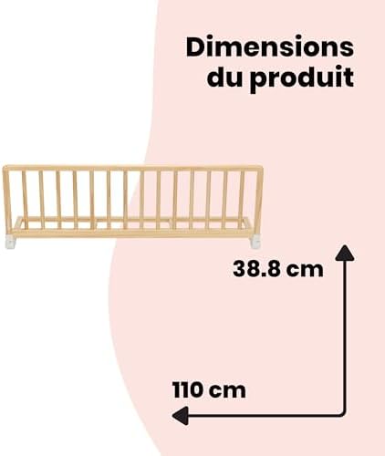 Vue 6 de Safety St Wooden Bed
