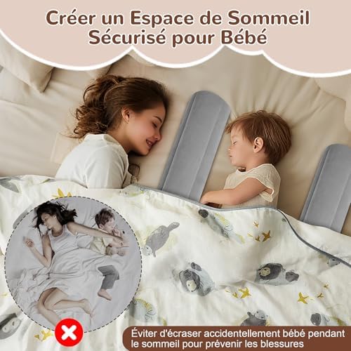 Vue 2 de Evinyep Barriere De Lit