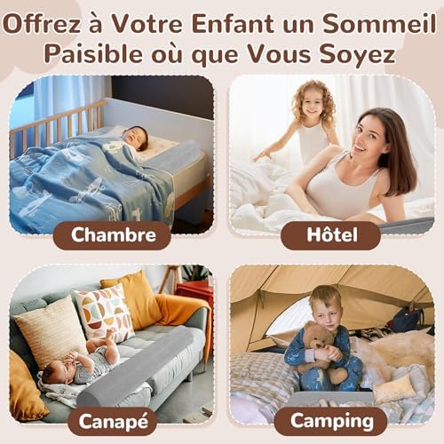 Vue 7 de Evinyep Barriere De Lit