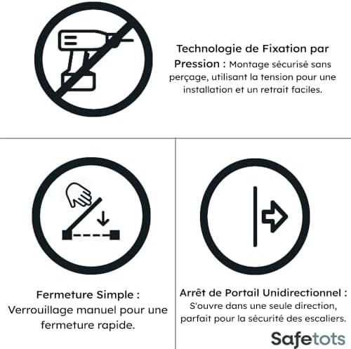 Vue 3 de Safetots Barriere De Securite