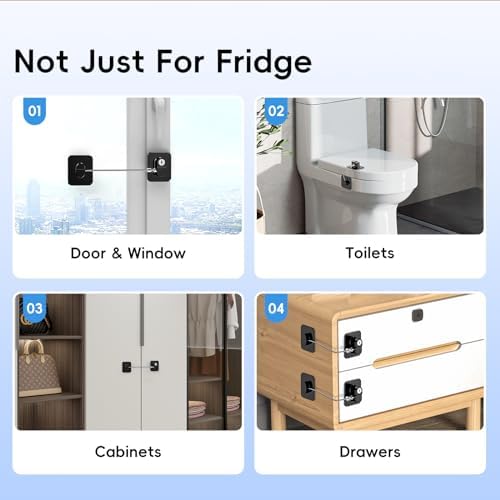 Vue 6 de Pcs Serrures De Refrigerateur