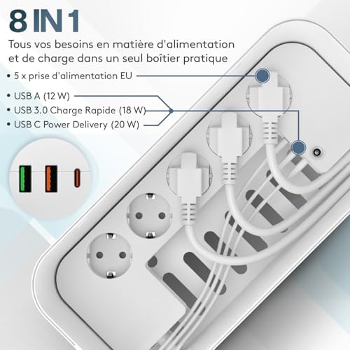 Vue 4 de Cache Multiprise Avec Multiprise