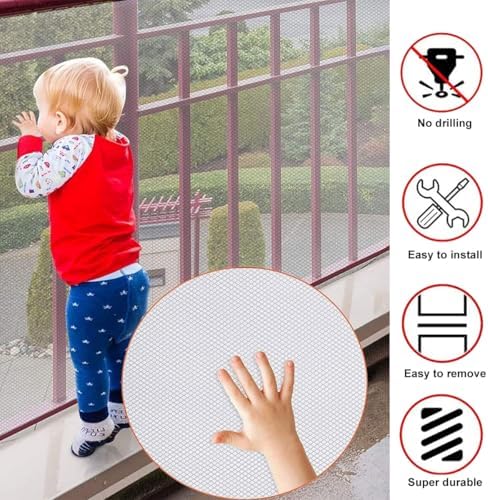 Vue 3 de Filet De Protection Enfantfilet