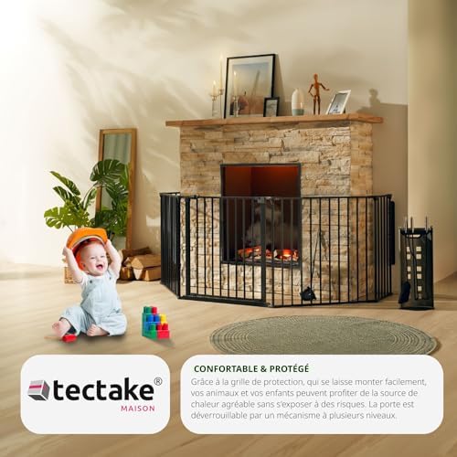 Vue 4 de Tectake Barriere De Securite