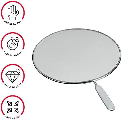 Vue 2 de Metaltex Fritto Passoire Antieclaboussures