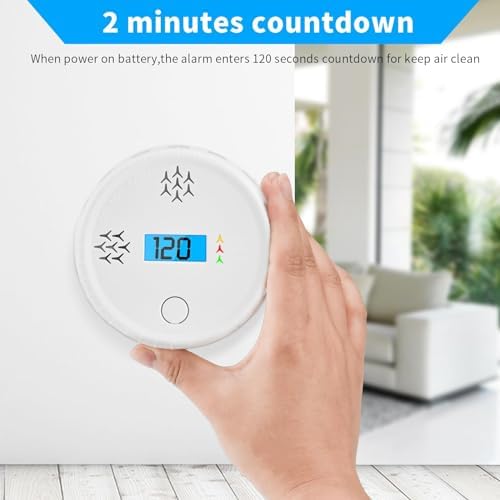 Vue 3 de Detecteur Dalarme Monoxyde De