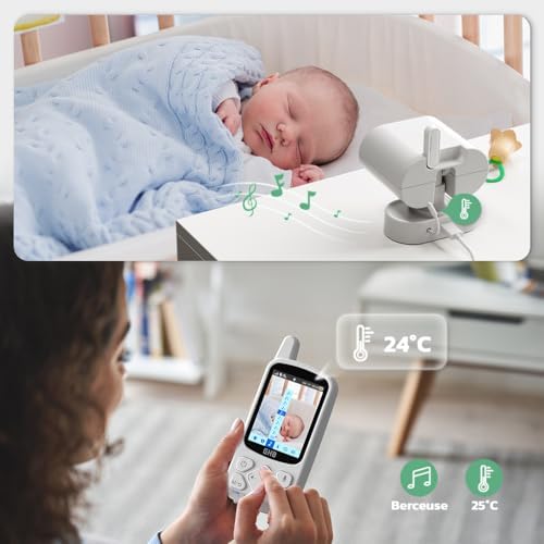 Vue 4 de Ghb Babyphone Camera Bebe