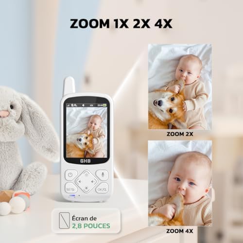 Vue 7 de Ghb Babyphone Camera Bebe