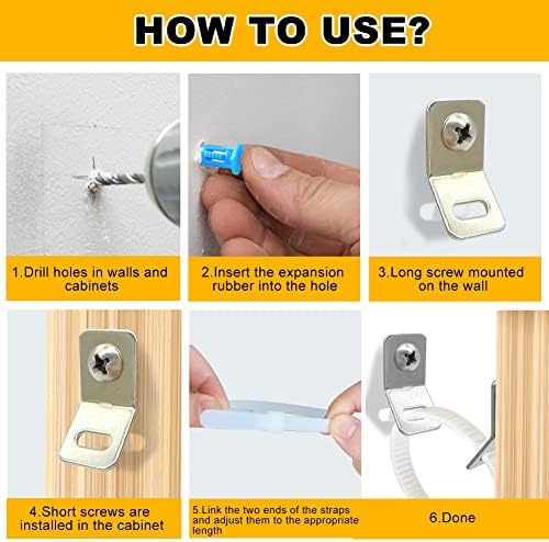 Vue 6 de Antibasculement Pour Meubles Paquets